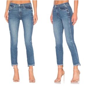McGuire Denim $235 Lido High Rise Raw Hem Crop Jeans EUC • Size 25